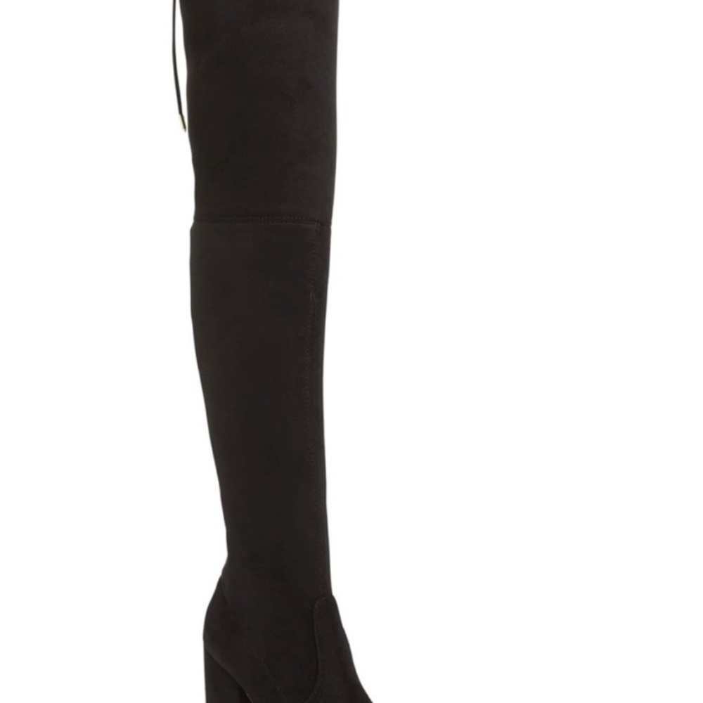 Black Over-the-Knee Women's Boots Steve Madden Norri